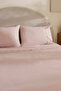 Delvyn 100% Cotton Double Duvet Cover Set Powder - 4