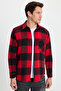 Men's regular fit classic cut plaid pocketed lumberjack shirt - 6