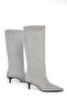 Gray Suede Women's Boots 21197 - 4