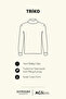 Men's Smoked Standard Fit Normal Cut Half Turtleneck Cotton Knitwear Sweater - 3