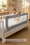 Baby Safety Bed Barrier – Folding Children's Sleeping Bed Guardrail, Anti-Fall – 180X65Cm - 7