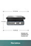 Grilliant 1344h Inox Body, Cast Iron Removable Plate Toaster and Grill Machine - 2