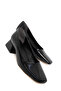 Black Patent Leather Women's Classic Heeled Shoes 21200 - 6