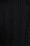 Black Asymmetrical Cut Blouse and Skirt Set with Stitching Detail Alc-X14808 - 7