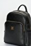 Women's Black Print Backpack 05Po22Y1553 - 2