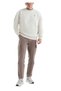 Fleece-Sweatshirt mit gesticktem Logo