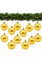 Christmas pine tree 12-piece cute ball set 3cm christmas ornament