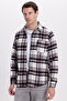 Men's Regular Fit Comfortable Cut Winter Plaid Lumberjack Shirt - 5