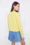 Teen Açık Sarı Düğmeli Regular/Normal Kalıp Örme Hırka/Sweatshirt TWOAW26SW00162 - 8