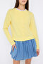 Teen Açık Sarı Düğmeli Regular/Normal Kalıp Örme Hırka/Sweatshirt TWOAW26SW00162 - 7