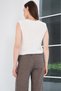 Ecru Double Pocket Gold Button Detailed Knitwear Vest Alc-X14833 - 8