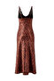 Kahverengi Leopar Slip Maxi Elbise TPRSS26EL00027 - 2