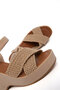 Mink Suede Women's Wedge Heeled Shoes 15938 - 9