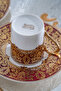 Marcella 24K Gold Detailed Porcelain Coffee Cup Set for 6 People - 90 ml - 4