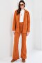 Cinnamon Spanish Style Faux Suede Trousers Alc-X14804 - 4