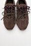 SERENA Brown Suede Genuine Leather Women's Sneakers - 2