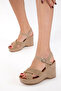 Mink Suede Women's Wedge Heeled Shoes 15938 - 4
