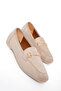 Beige Suede Women's Ballerinas 21240 - 4