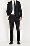 Men's Black Extra Slim Fit Slim Fit Black Sports Suit