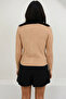 Biscuit Fur Collar Knitwear Cardigan - 4