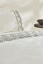 Orvin Double Embroidered Duvet Cover Set White - 8