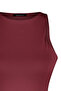 Bordo Halter Yaka Vücuda Oturan Esnek Alttan Çıtçıtlı Örme Body TWOSS20BD0044 - 5
