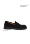 Black Suede Women's Loafer Shoes 21241 - 4