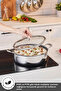 Plasma Steel 316+ 3Ply Fireproof Non-Stick Steel Pot / Stew Pot 30 cm - 6