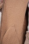 Women's Brown Fur Lined Faux Leather Jacket Alc-X14971 - 7