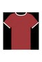 Dámské tričko RINGER TEE RUBY WINE - 11