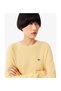 Locker geschnittener Baumwollpullover mit Rundhalsausschnitt - 3