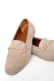 Beige Suede Women's Ballerinas 21240 - 2