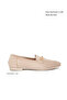 Beige Suede Women's Ballerinas 21240 - 6
