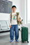 Ecru Boys' Seasonal-Thin Dinosaur Print Crew Neck Knitted Sweatshirt Tkdaw25Sw00005
