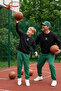 Black Boy Child Father-Son Printed Knitted Mini Me Sweatshirt Tkdaw25Sw00054