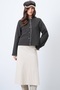 Dark Brown Hakim Collar Shepherd Stitched Cardigan Alc-X14726 - 6