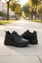 Schwarz-Schwarzer Damen-Sneaker 19730 - 2