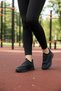 Black-Black Women's Sneaker 15226