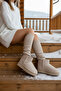 Beige Suede-Beige Women's Boots & Booties 21071 - 3