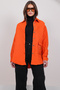 Women's Orange Pocket Detailed Quilted Shirt Jacket Alc-X14986 - 2
