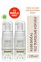 100% Natural Silky Facial Cleansing Foam Makeup Acne Blackhead Pimple Oily Skin 125 ml X2 Pieces
