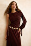 Kahverengi Abiye & Mezuniyet Elbisesi TPRSS26AE00009 - 6