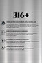 Plasma Steel 316+ 3Ply Fireproof Non-Stick Pan 20 cm - 10