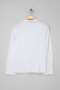 Wardrobe Essentials Beyaz Hafif Bele Oturan Pamuklu Dokuma Gömlek TBBAW26AX00020 - 6