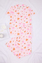 Pembe-Çok Renkli %100 Pamuklu Eğlence Desenli Örme Pijama Takımı THMSS26PT00008 - 5