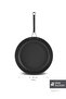 Plasma Steel 316+ 3Ply Fireproof Non-Stick Steel Pan 30 cm - 2