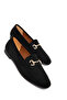 Black Suede Women's Ballerinas 21240 - 6