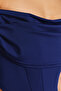 Saks Crop Astarlı Korse Detaylı Örme Büstiyer TPRSS23BS00006 - 5