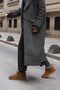 Coco Sahra Suede Leather Thin Sole Sheepskin Lined Women's Boots