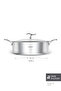 Plasma Steel 316+ 3Ply Fireproof Non-Stick Steel Pot / Stew Pot 30 cm - 2